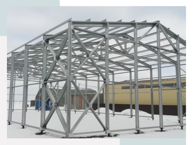 Каркасные ангары в соколе