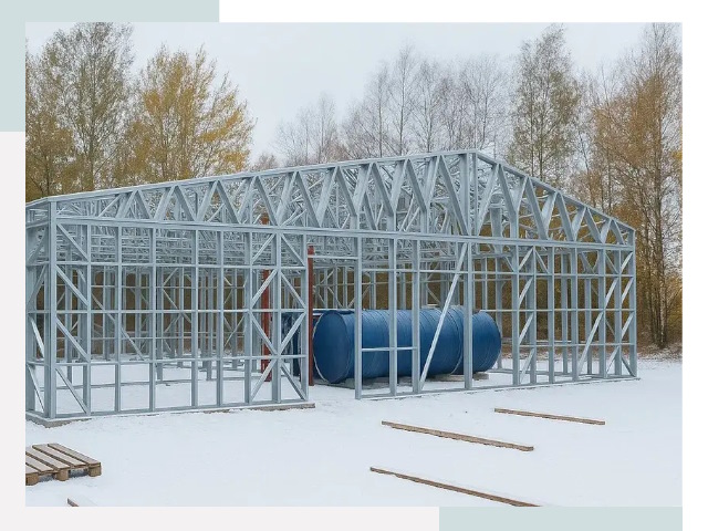 Металлические ангары в соколе