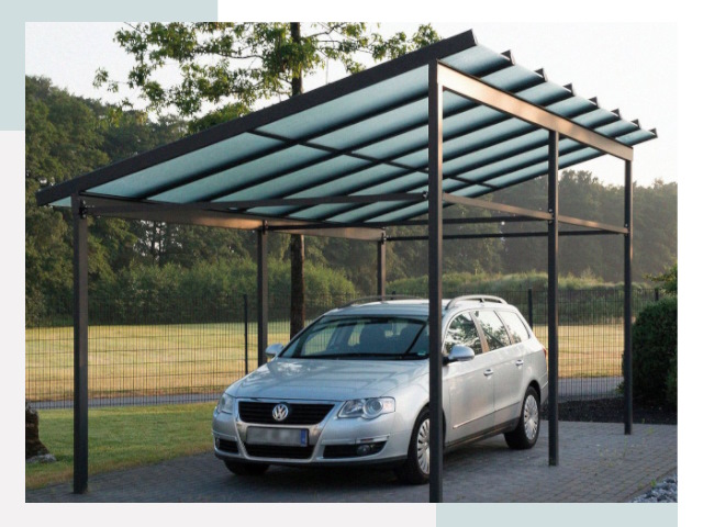 Навесы для автомобилей в соколе