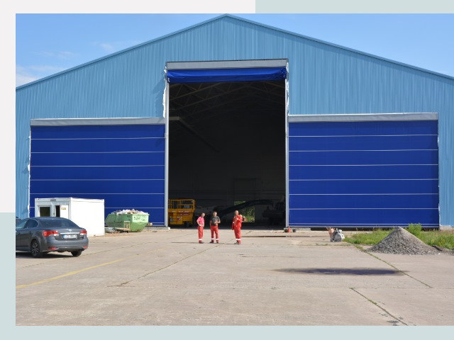 Ангарные ворота в Сокол от СтальСтрой-Скл по цене 625 руб.