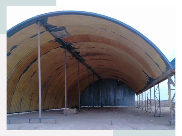 Реконструкция ангаров в соколе