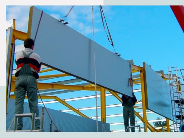 Монтаж сэндвич-панелей в соколе от 625 руб.