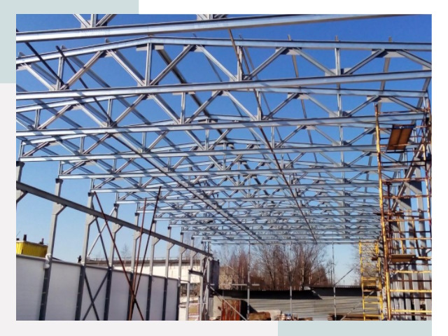 Металлокаркасы для складов в соколе